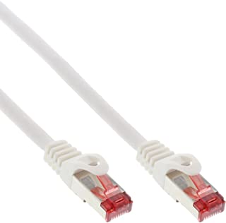 InLine 76415W Patch Cable, S/FTP (PiMf), Cat.6, 250MHz, PVC, Copper, White, 15M