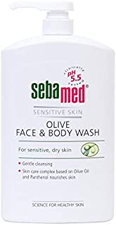 Sebamed Olive Facial Cleanser Body Wash Pump 1000ml
