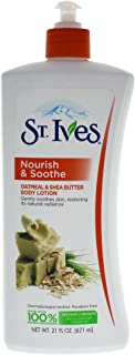 St. Ives Nourishing Soothing Oatmeal and Shea Butter Body Lotion, 20.28 fl oz